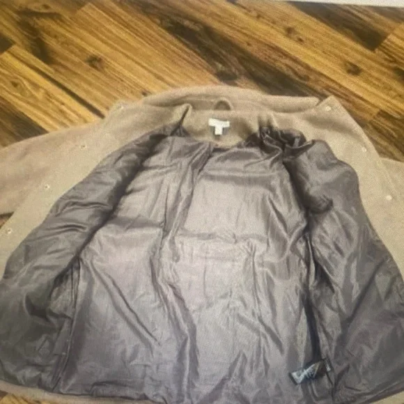 Topshop Wool Blend Belted Shacket Jacket Brown Brushed Coat US 8 - Picture 6 of 9